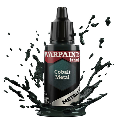 Warpaints Fanatic Metallic: Cobalt Metal 18ml - The Army Painter