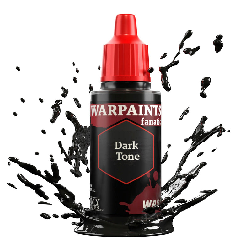 Warpaints Fanatic Wash: Dark Tone 18ml - The Army Painter