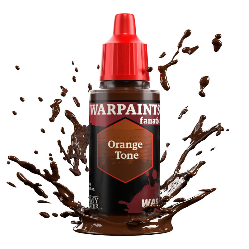 Warpaints Fanatic Wash: Orange Tone 18ml - The Army Painter