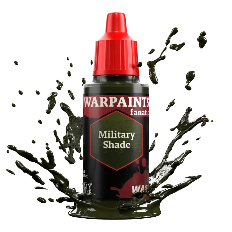 Warpaints Fanatic Wash: Military Shade 18ml - The Army Painter
