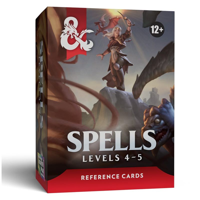 [Dungeons & Dragons] Reference Cards: Spells - Levels 4-5 (EN)