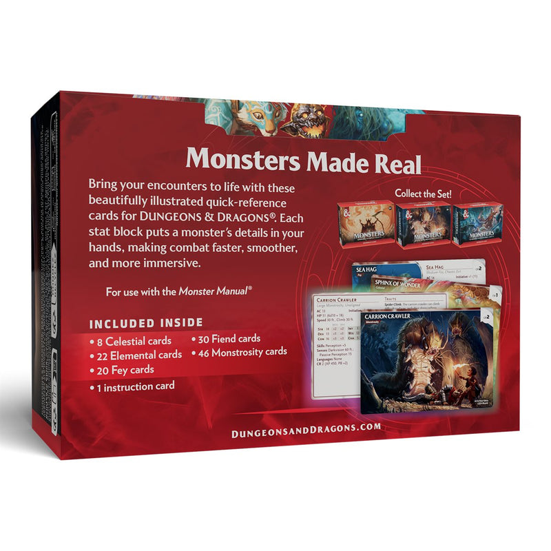 [Dungeons & Dragons] Reference Cards: Monsters - Mystical and Menacing (EN)