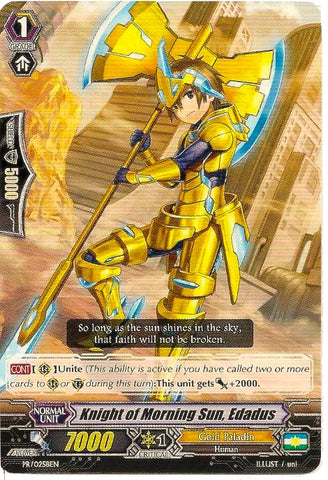 Knight of Morning Sun, Edadus (PR/0258EN) [Promo Cards]