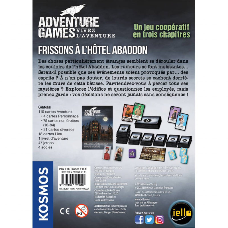 Adventure Games: Frissons à l'Hôtel Abaddon (FR)