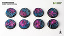 [Gamers Grass] Battle Ready Bases - Alien Infestation - Round 32mm (x8) (Magnet ready)