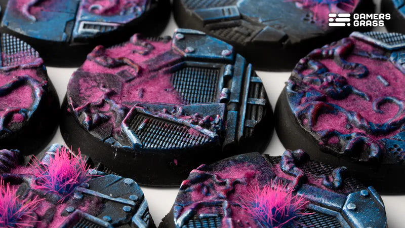 [Gamers Grass] Battle Ready Bases - Alien Infestation - Round 32mm (x8) (Magnet ready)
