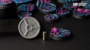 [Gamers Grass] Battle Ready Bases - Alien Infestation - Round 32mm (x8) (Magnet ready)