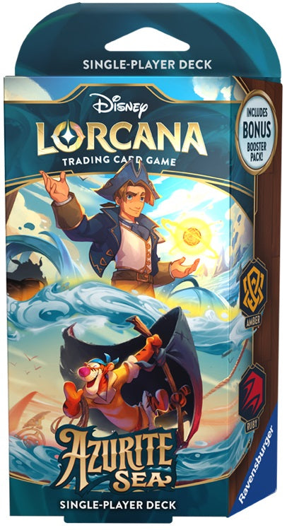 Disney Lorcana: Azurite Sea Amber and Ruby Starter Deck