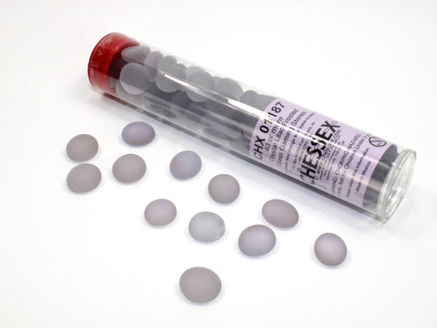 Glass Stones Crystal Frosted Lilac (Qty 40) 5.5 Inches Tube