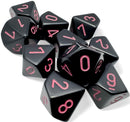 Chessex Opaque 10D10 Black/Pink