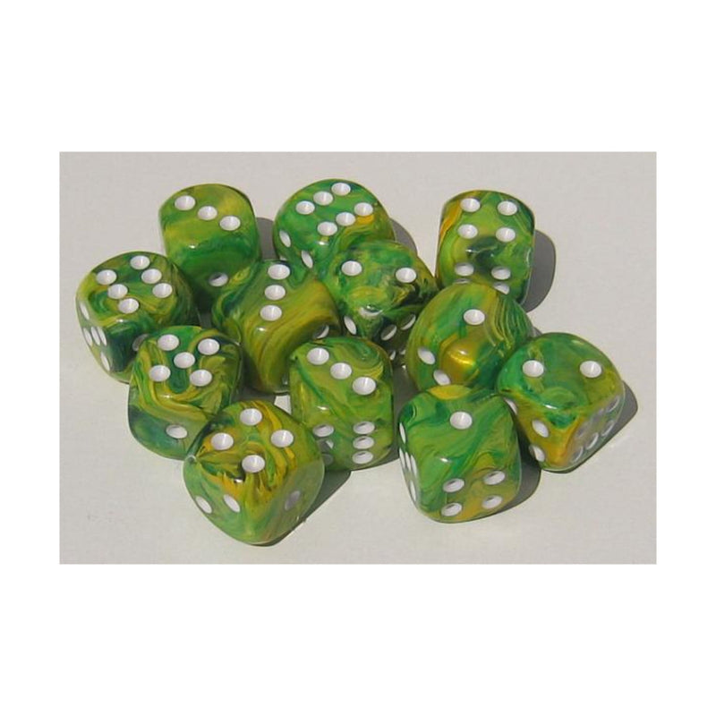 Chessex Vortex 12D6 Dandelion w/White 16mm