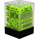 Chessex Vortex 36D6 Bright Green/Black - 12mm