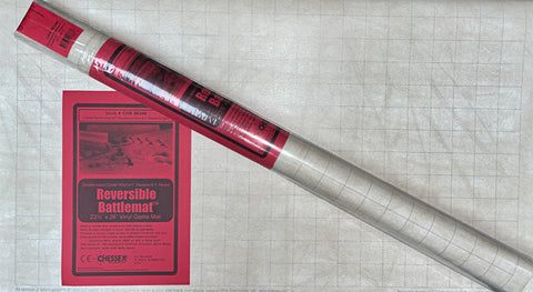 BattleMat 1"REVERSIBLE SQUARE/HEX 231⁄2"x26"(60x66cm)