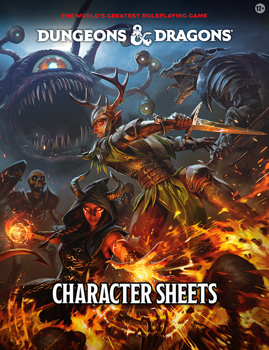 Dungeons & Dragons 5: Character Sheets 2024 (V.O)