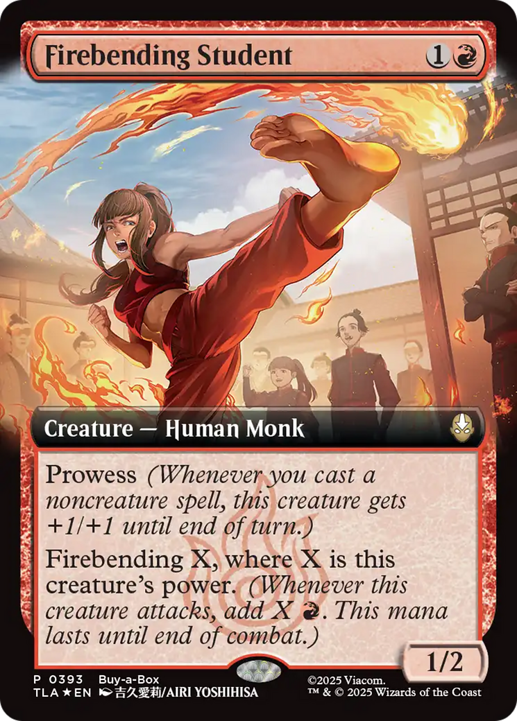 Firebending Student (Extended Art) [Avatar: The Last Airbender Promos]