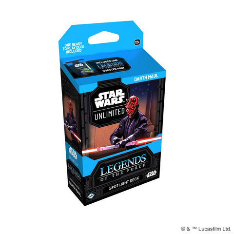 star wars Unlimited: Legends of the Force Spotlight Deck: Darth Maul
