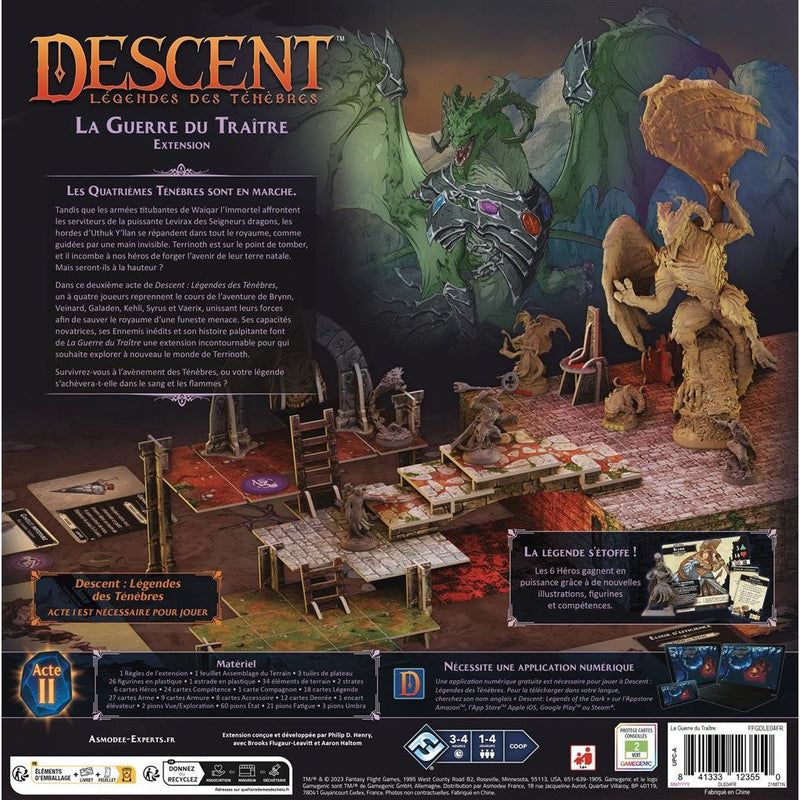 Descent : Légendes des Ténèbres - La Guerre du Traître (VF)
