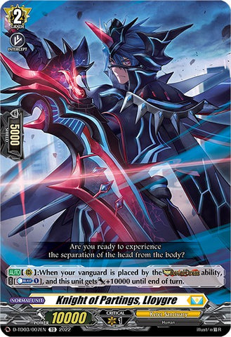 Knight of Partings, Lloygre (D-TD03/007EN) [Raika Koshiba -Skyfall Executors-]