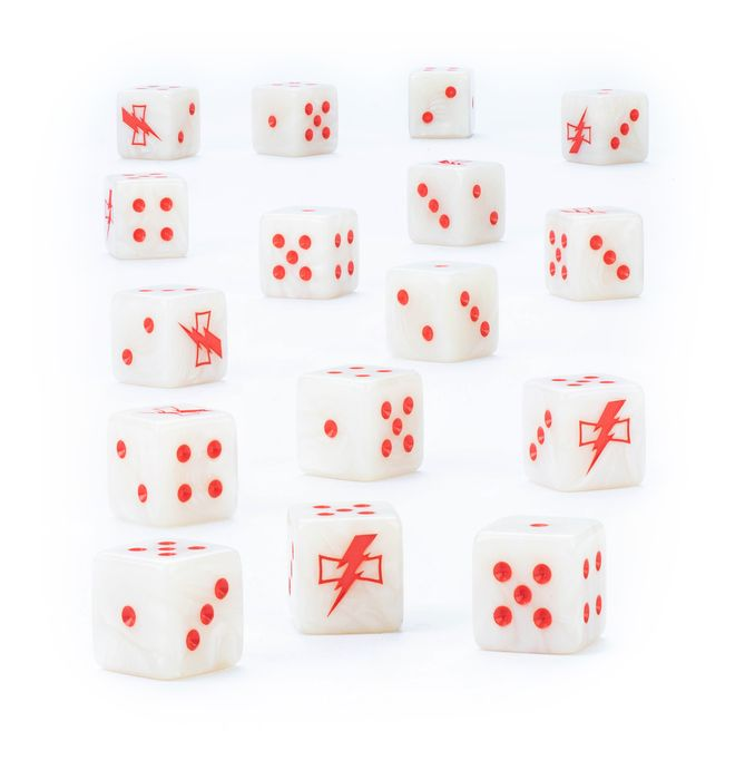 [Pre-Order] Warhammer 40k - White Scars Dice