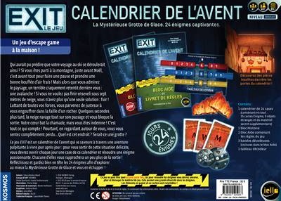 Exit: Calendrier de l'avent - La Mystérieuse Grotte de Glace (FR)
