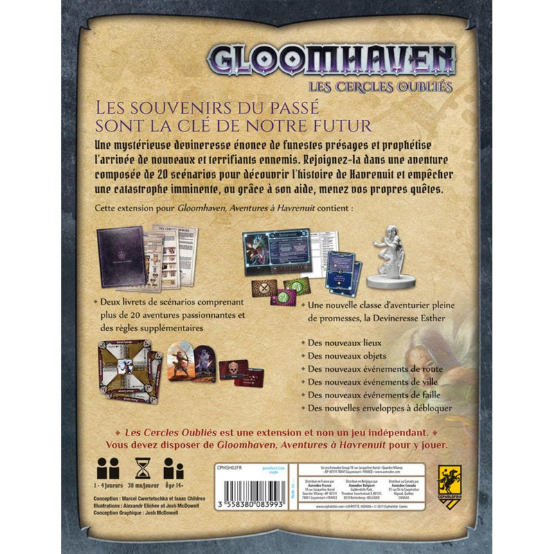 Gloomhaven - Ext. Les Cercles Oubliés (FR)