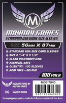 Mayday Games: Board Game 100ct Sleeves - Standard Usa (56mm X 87mm)