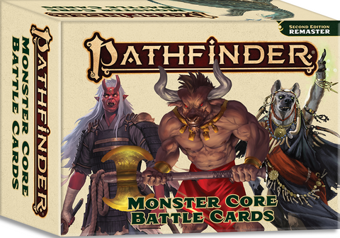 Pathfinder RPG 2E Remastered: Monster Core Battle Cards (V.O)