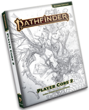 Pathfinder RPG 2E Remaster Player Core 2 Hardcover Sketch (V.O)