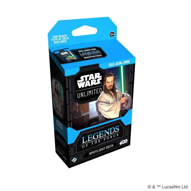 star wars Unlimited: Legends of the Force Spotlight Deck: Qui-Gon Jinn