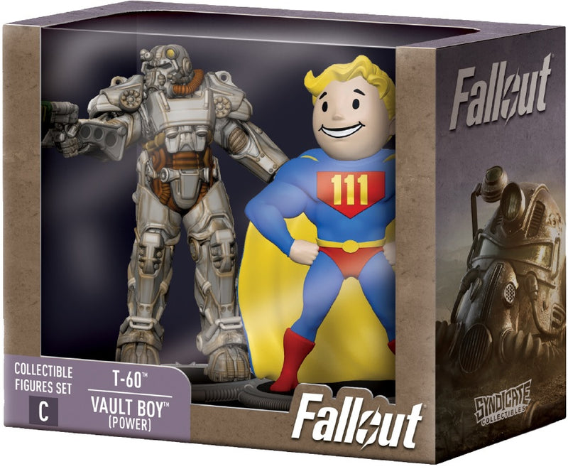 Fallout T-60 & Vault Boy (Power) 3" Set C