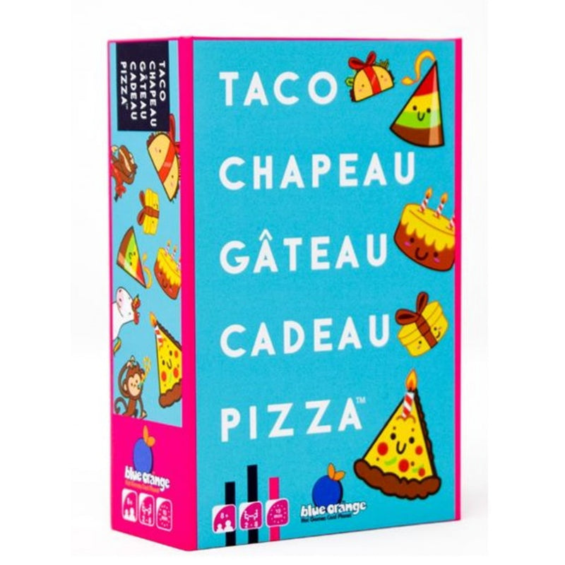 Taco, chapeau, gâteau, cadeau, pizza FR)