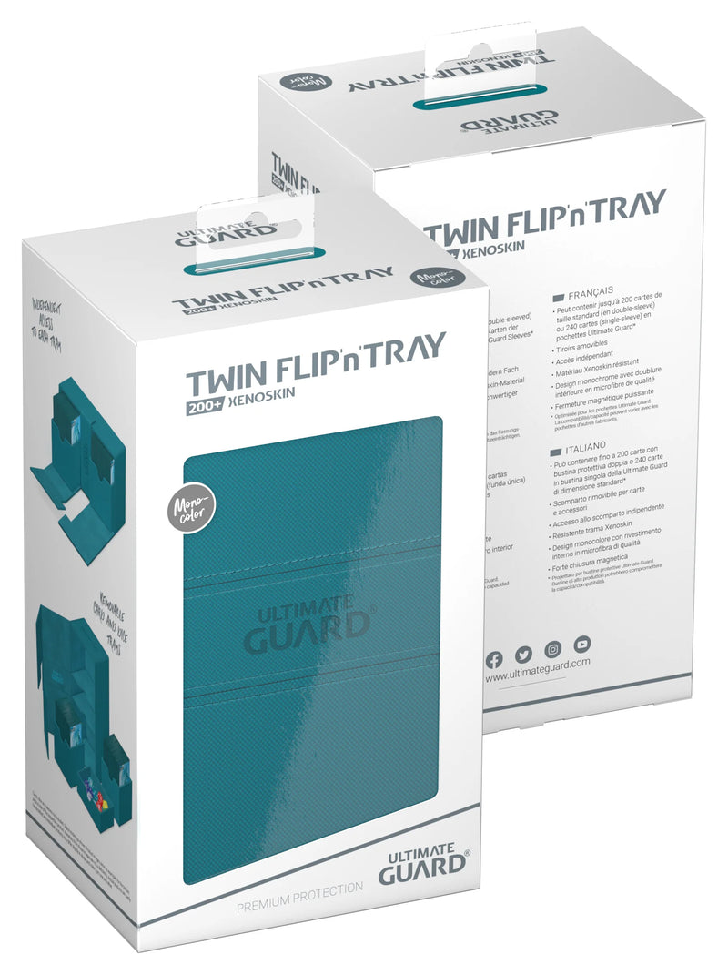 UG TWIN FLIP N TRAY DECK CASE XENOSKIN PETROL 200+