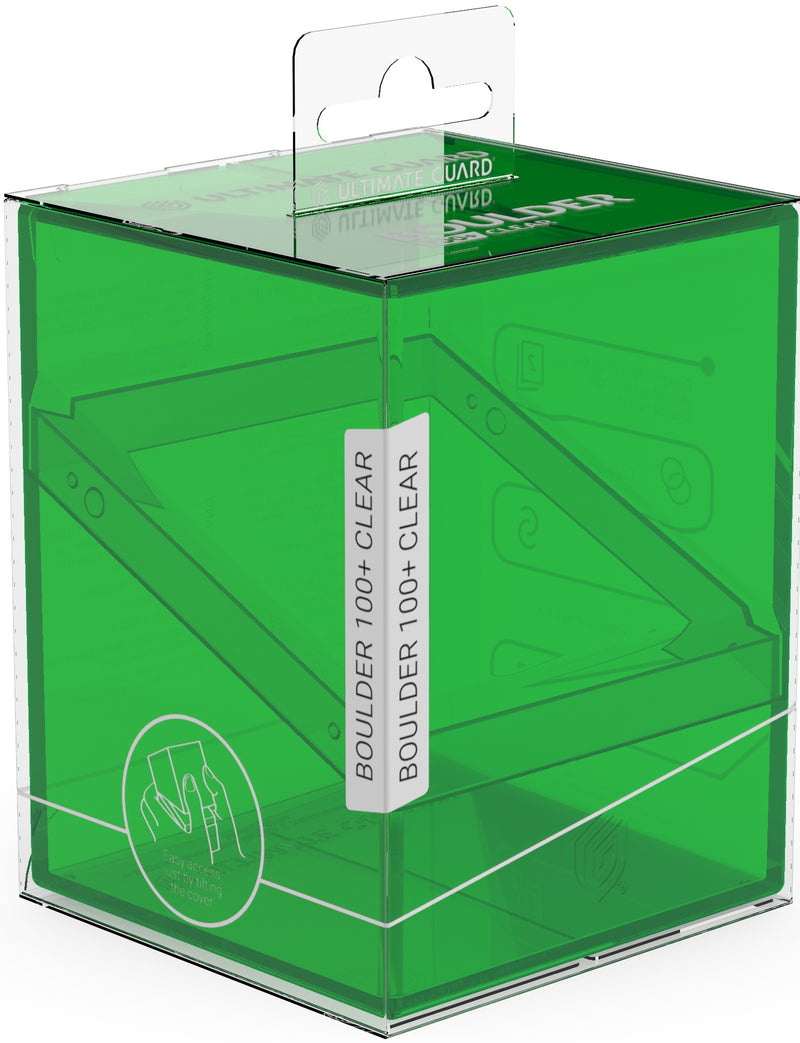 Ultimate Guard: Deck Case Boulder 100+ Clear Emerald