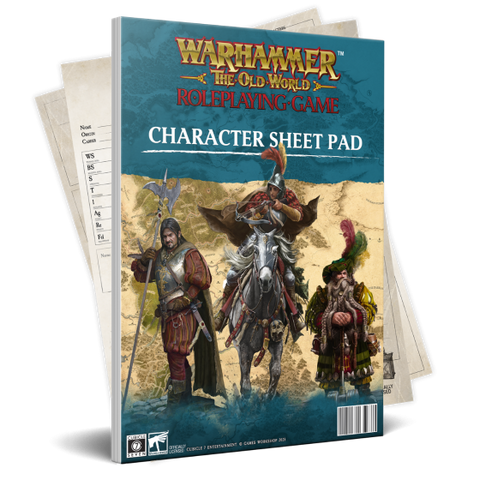 Warhammer: the Old World Roleplaying Game Character Sheet Pad