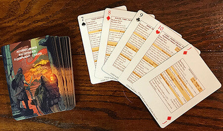 [Troll Lord] Adventurers Backpack Equipment Card Deck