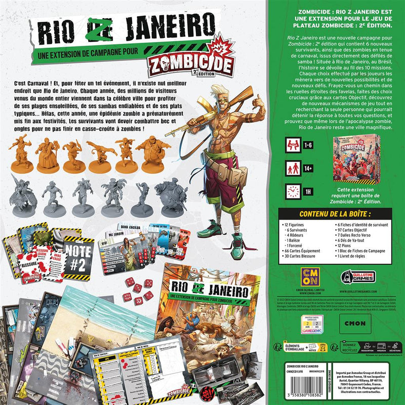 Zombicide 2e édition - Ext. Rio Z Janeiro (FR)