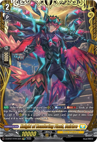 Knight of Rendering Flash, Cairbre (FFR) (D-BT07/FFR12EN) [Raging Flames Against Emerald Storm]