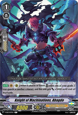 Knight of Machinations, Abagdo (V-EB12/037EN) [Team Dragon's Vanity]