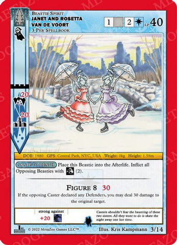 Janet and Rosetta Van de Voort [Cryptid Nation: Wilderness First Edition Theme Deck]