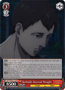 Bertholdt: Reserved Thoughts (Foil) [Attack On Titan: Final Season]