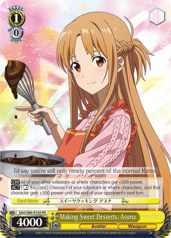 Making Sweet Desserts, Asuna (SAO/S80-E102 PR) [Sword Art Online -Alicization- Vol.2]