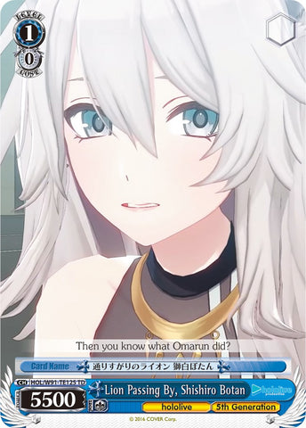 Lion Passing By, Shishiro Botan (HOL/W91-TE125 TD) [hololive production]