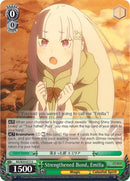 Strengthened Bond, Emilia (RZ/SE35-E17 U) (Parallel Foil) [Re:ZERO: The Frozen Bond]