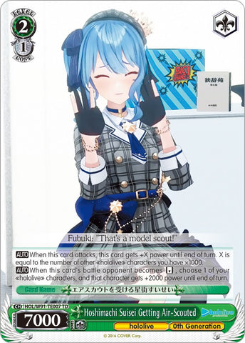 Hoshimachi Suisei Getting Air-Scouted (HOL/W91-TE007 TD) [hololive production]