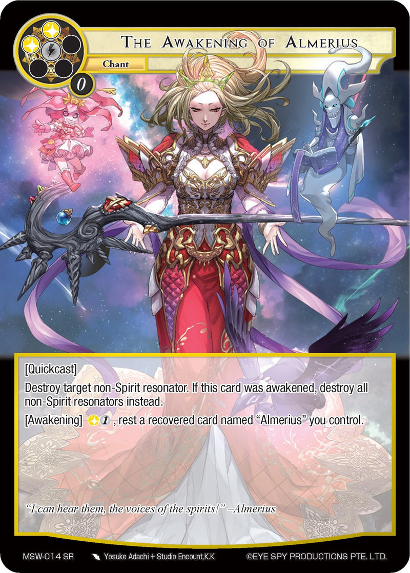 The Awakening of Almerius (MSW-014) [The Magic Stone War - Zero]