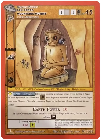 San Pedro Mountains Mummy [Cryptid Nation: UFO First Edition]