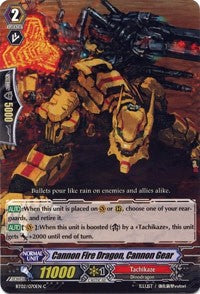 Cannon Fire Dragon, Cannon Gear (BT02/070EN) [Onslaught of Dragon Souls]