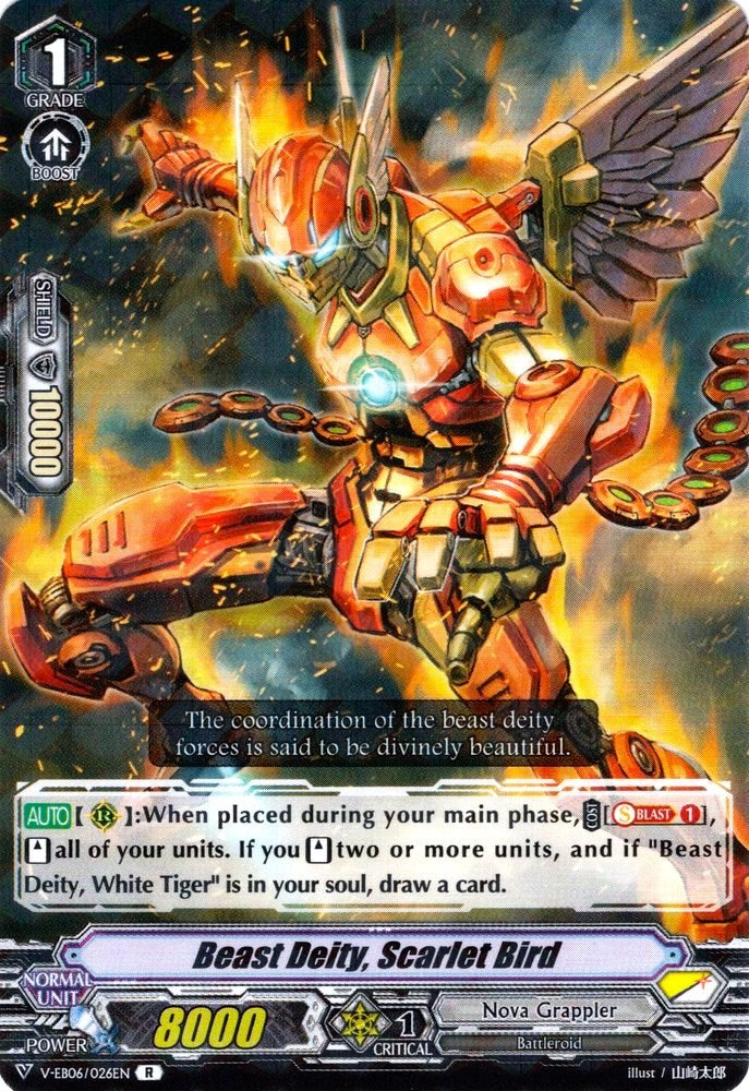 Beast Deity, Scarlet Bird (V-EB06/026EN) [Light of Salvation, Logic of Destruction]