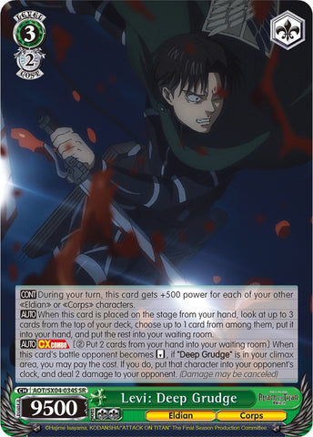 Levi: Deep Grudge (Foil) [Attack On Titan: Final Season]