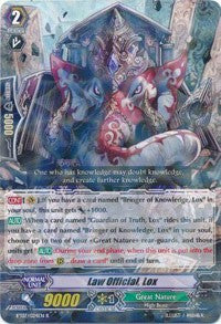 Law Official, Lox (BT07/024EN) [Rampage of the Beast King]